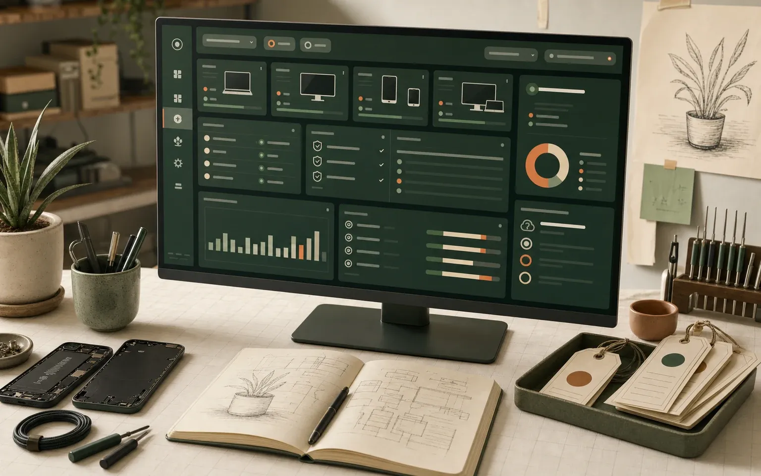 The DeviceOps Command Center operations overview dashboard